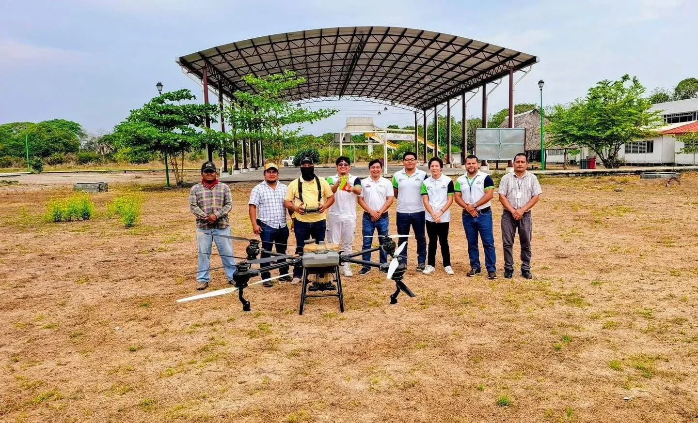Open grounds of the UPTap campus with its canopy and green areas.